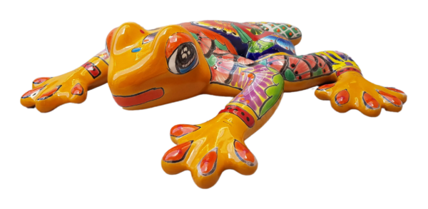 Talavera-style Large Frog – Purple