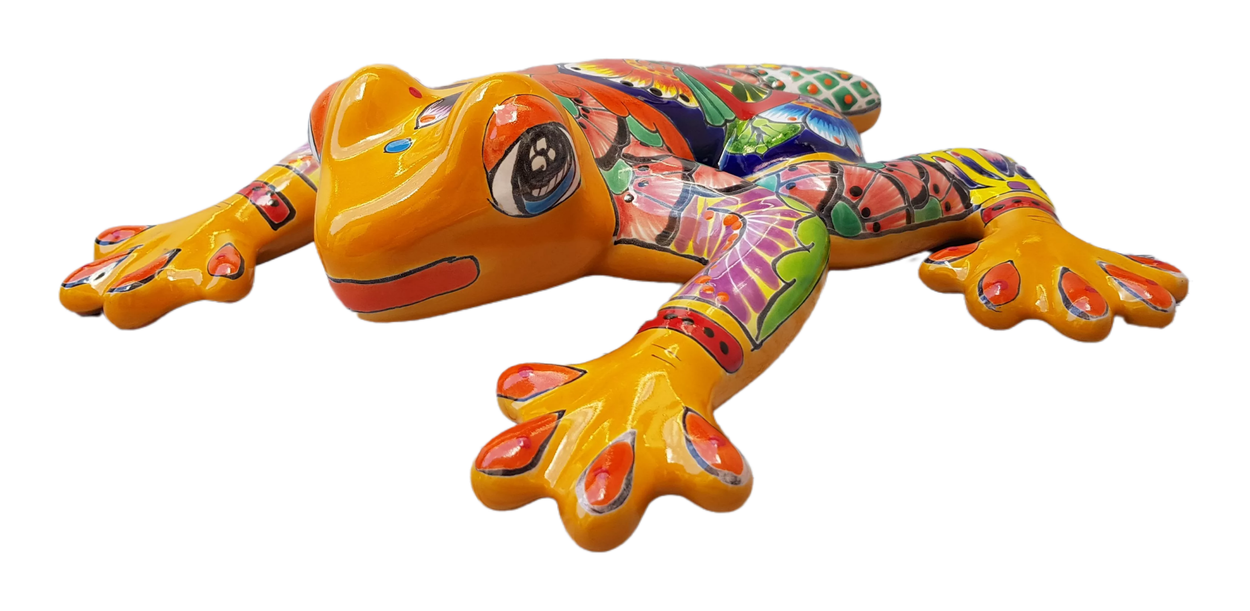 Talavera - style Large Frog