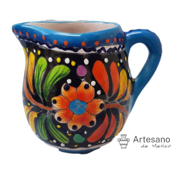Mexican Talavera Ceramic Milk/creamer Jug – Sky Blue