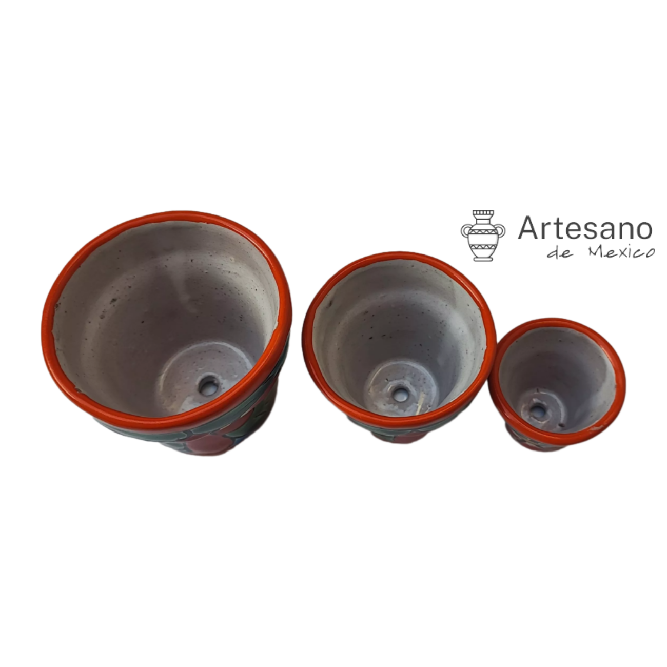 Talavera -style Mini Pot set