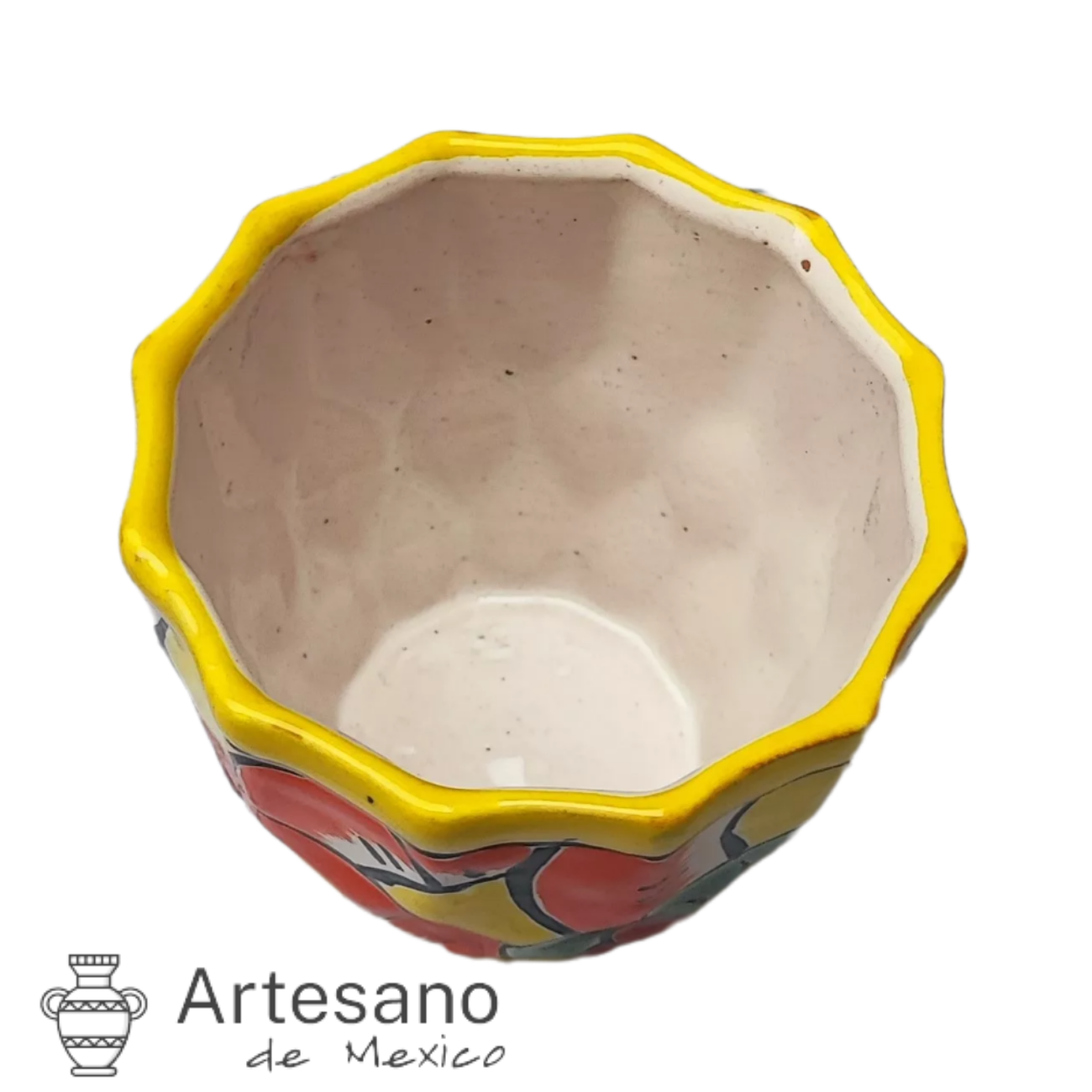 Talavera -style Mini Pot