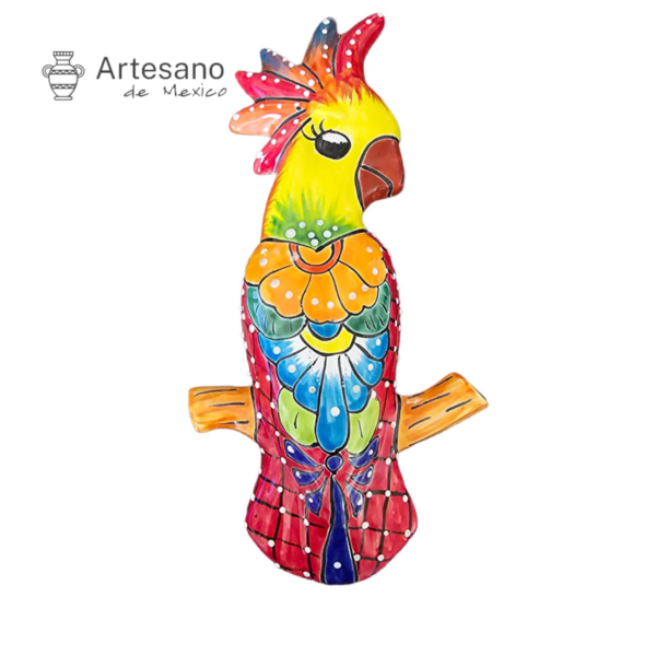 Talavera-style Parrot – Yellow