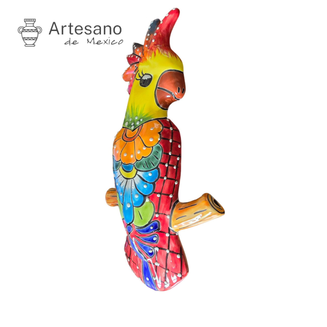 Talavera - style Parrot