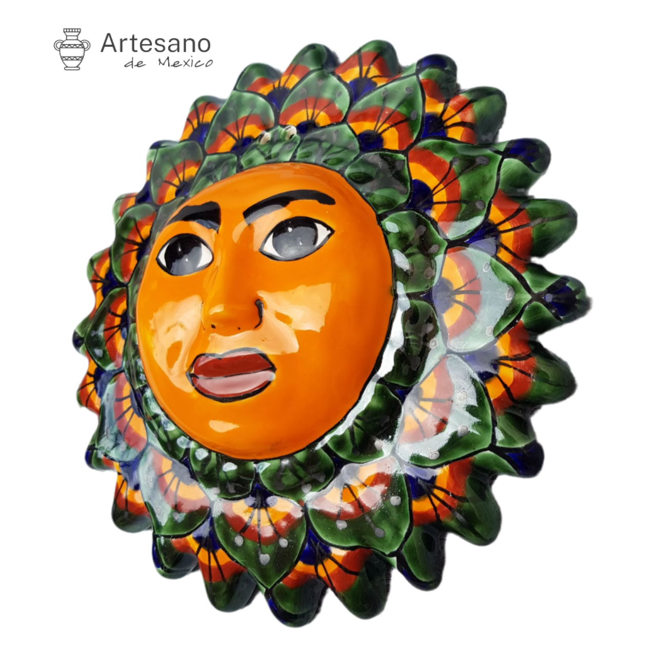 Talavera - style Sun Face