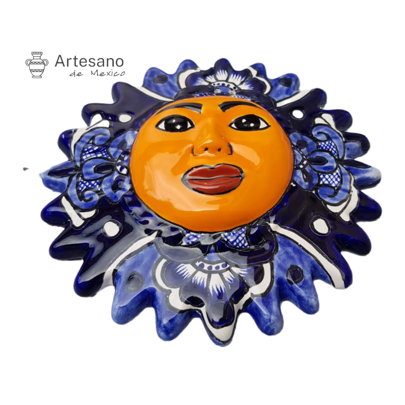 Talavera - style Sun Face