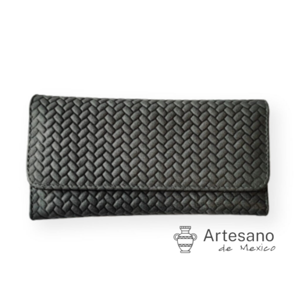 Authentic Handmade León Leather Purse – Dark Grey