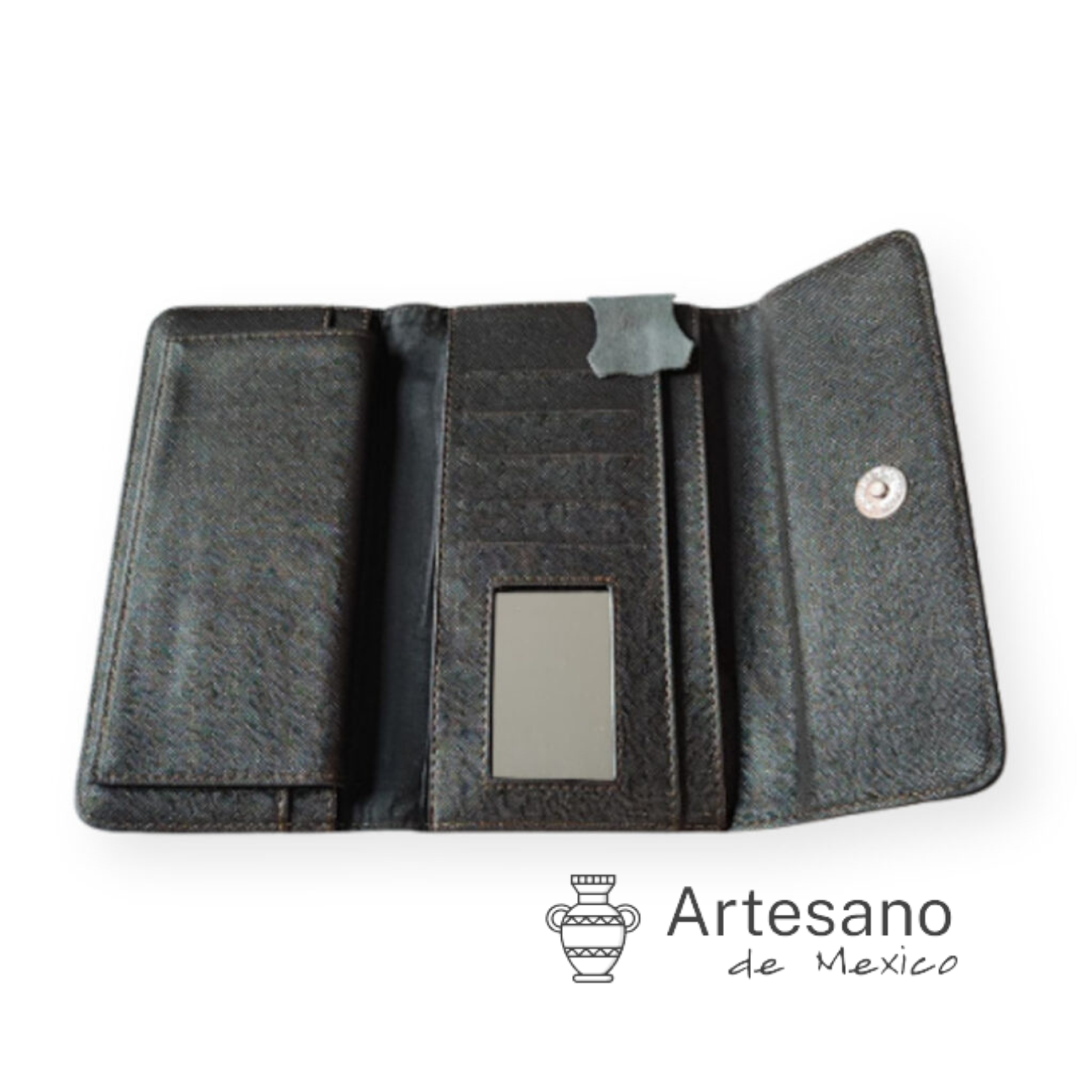 Authentic handmade Mexican Leather purse.