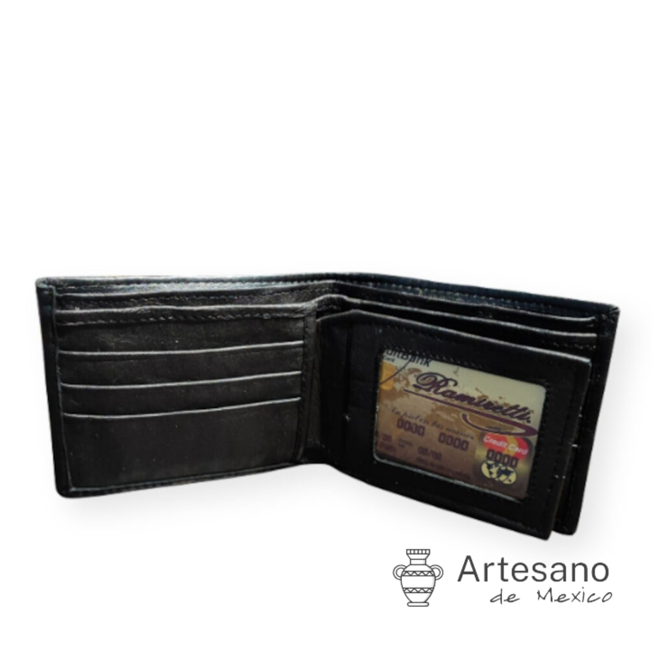 Authentic handmade Mexican leather wallet