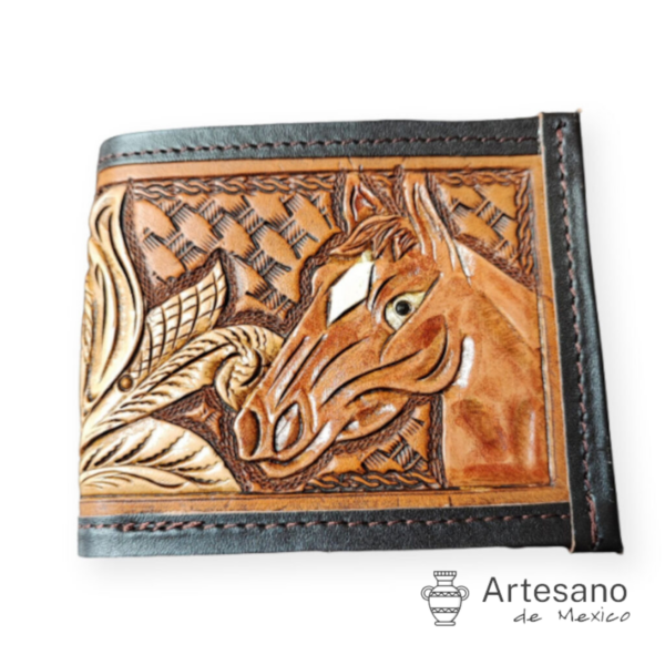 Authentic Handmade León Leather Wallet – Brown – Option 1