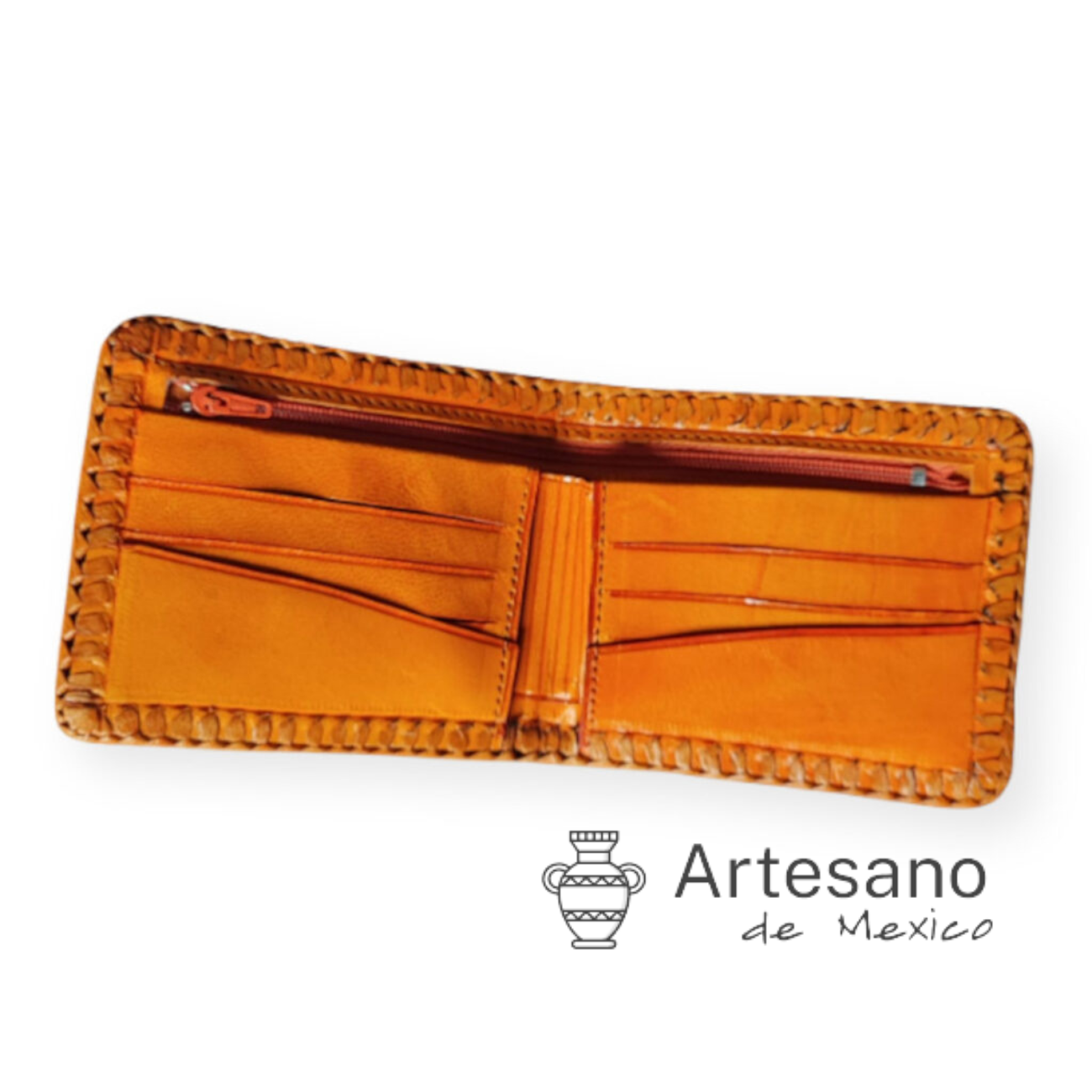Authentic handmade Mexican leather wallet