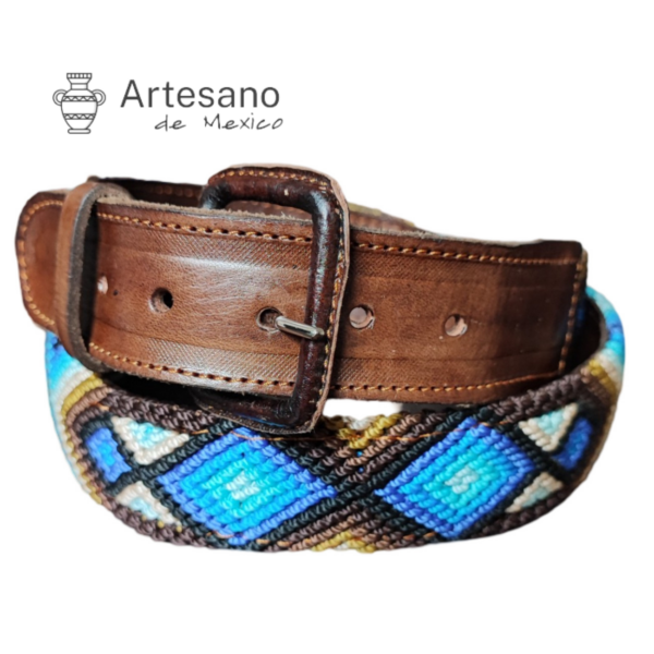 Authentic Hand-woven Leather Waist Belt – Size 38
