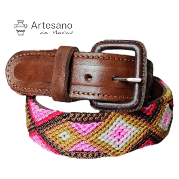 Authentic Hand-woven Leather Waist Belt – Size 30 – Option 1