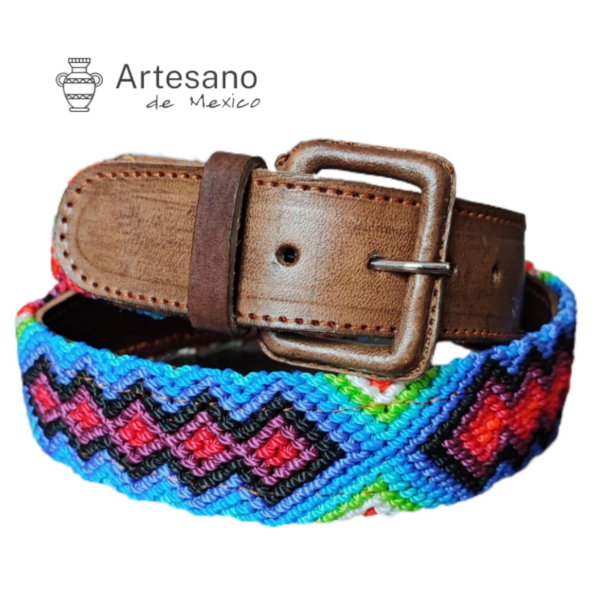 Authentic Hand-woven Leather Waist Belt – Size 32