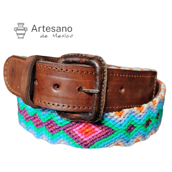 Authentic Hand-woven Leather Waist Belt – Size 34 – Option 2