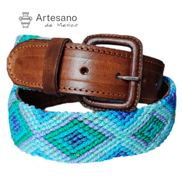 Authentic Hand-woven Leather Waist Belt – Size 30 – Option 2