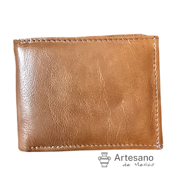 Authentic Handmade Light Brown León Leather Wallet