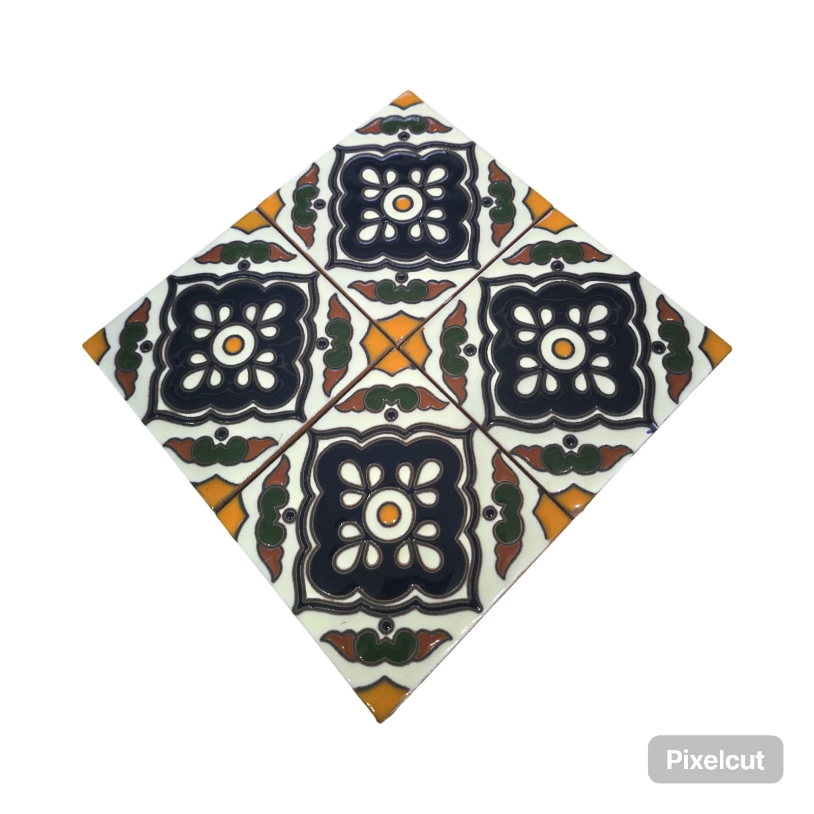 Hand-Painted Mexican Talavera Decor Tiles