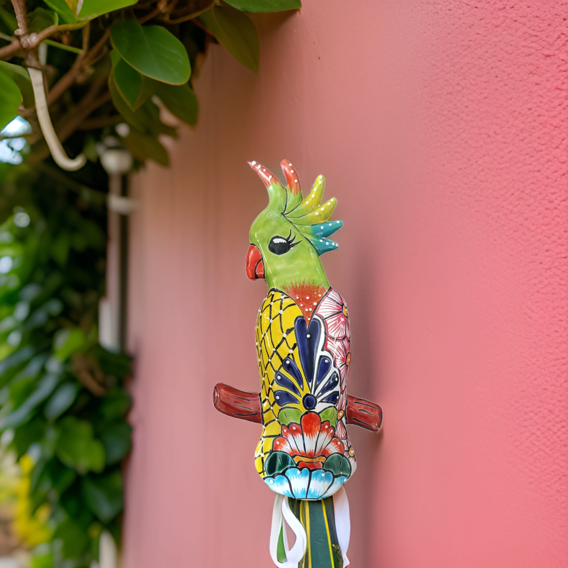 Talavera - style Parrot