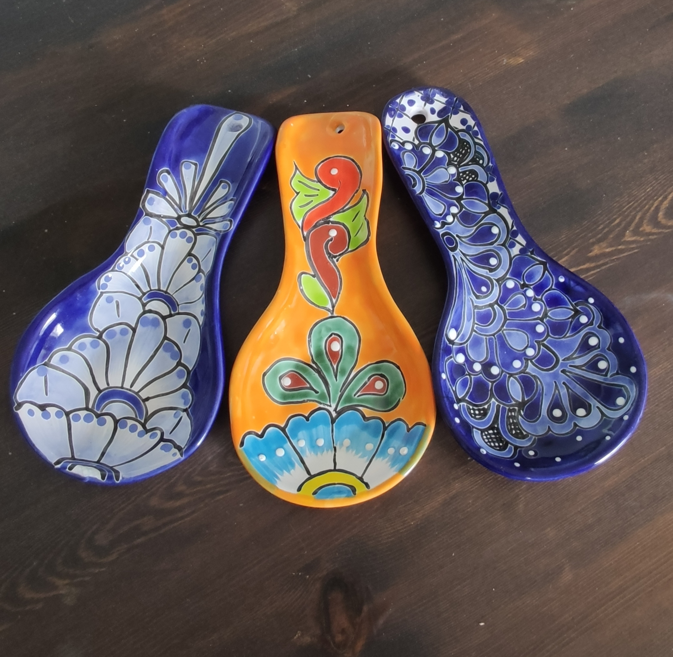 Talavera - style Spoon rest
